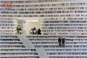 天津濱海圖書館型材方通、藝術室內鋁單板、藝術弧形鋁方通02.jpg
