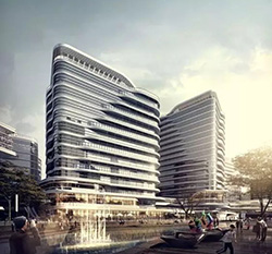 建筑效果圖表達的建筑藝術需要由鋁單板材料去體現